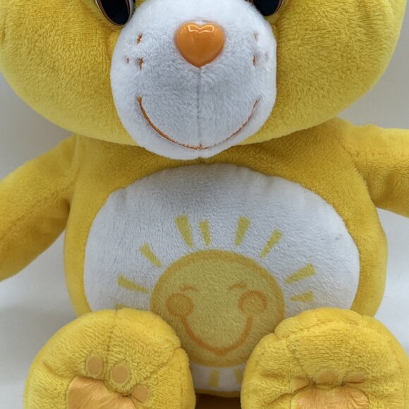 Care Bears Funshine Bear 14" Plush Stuffed Animal 2015 Yellow Sunshine - Picture 4 of 10